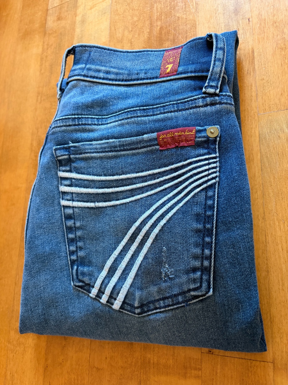 7 For All Mankind Tailorless Dojo flare jeans
